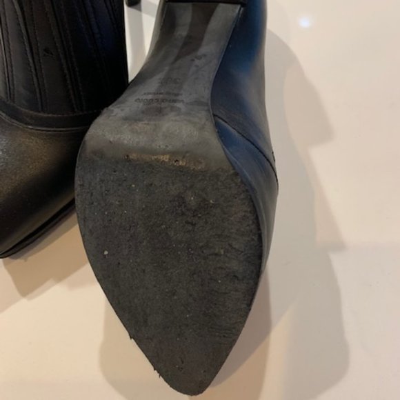 Lanvin Leather pointed toe booties - Picture 4 of 4